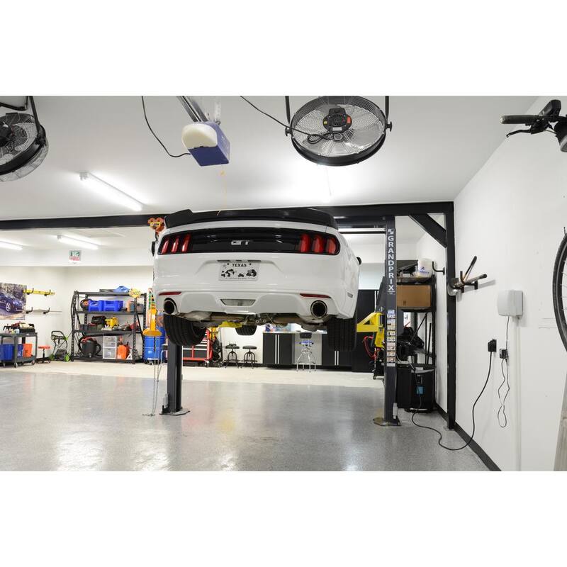 GRANDPRIX Series 2-Post Car Lift 7000 lbs. Capacity 118.5 in. Overall Height - 5175996