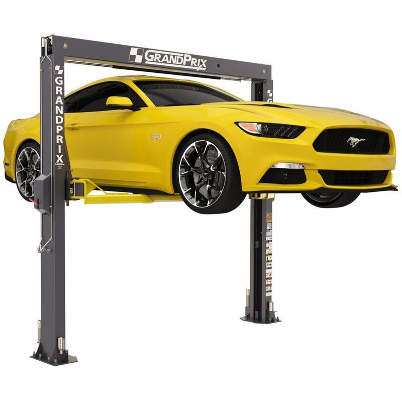GRANDPRIX Series 2-Post Car Lift 7000 lbs. Capacity 118.5 in. Overall Height - 5175996