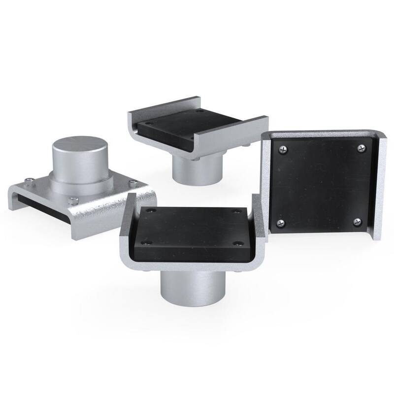 BENDPAK Frame Cradle Pads with 60mm Pin for 2 Post Lifts with up to 10,000 lb. Capacity, 4.3 in. Between Flanges (Set of 4) - 5215761