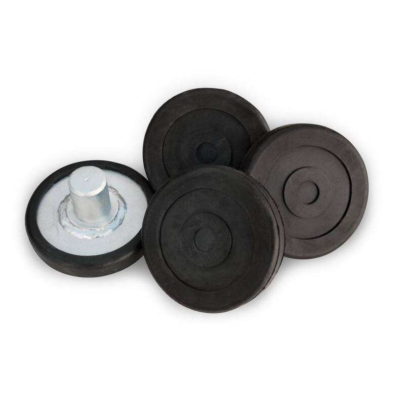 BENDPAK 2 Post Pad for 2 Post Car Lifts with up to 10000 lb. Capacity, 35mm Pin, Includes Polyurethane Tuf-Pad, Set of 4 - 5215753