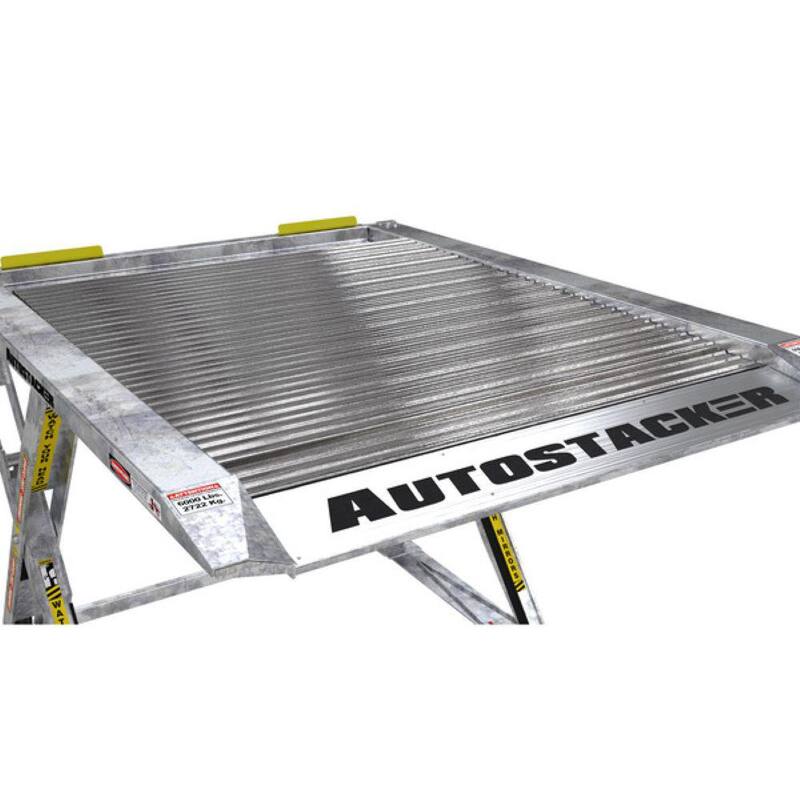 AUTOSTACKER 8.5 ft. Hydraulic Platform Parking Scissor Car Lift with 6000 lbs. Capacity - 5175274