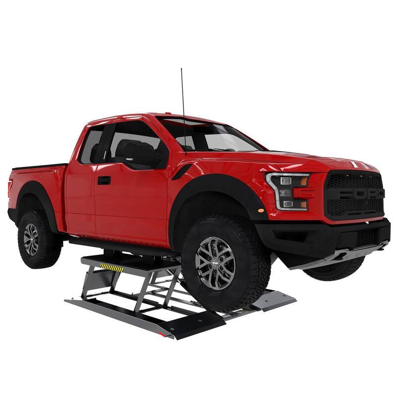 BENDPAK LR-10000 Low-Rise Scissor Car Lift 10000 lb. Capacity - 22.75 in. Max Rise with 220V Power Unit Included - 5175232