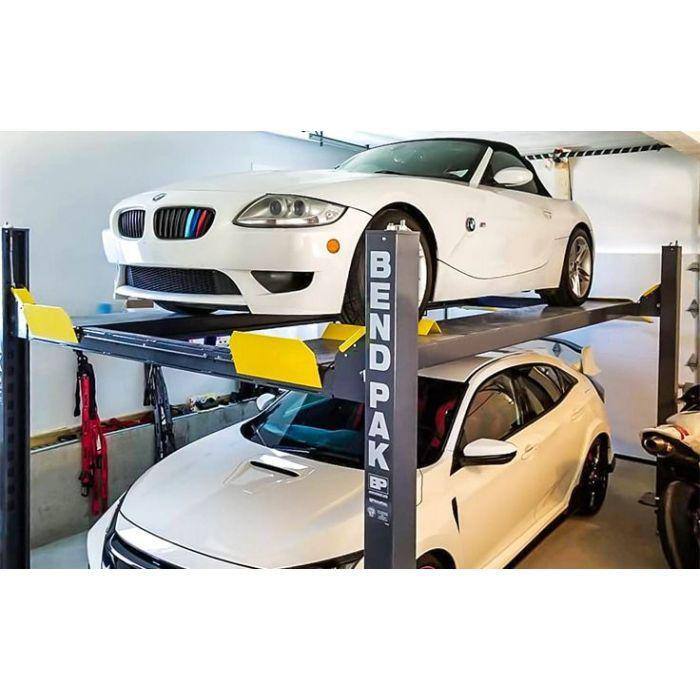 BENDPAK HD-9ST 4 Post Car Lift 9000 lbs. Capacity - Narrow Width with ALI Certification with 220V Power Unit Included - 5175860