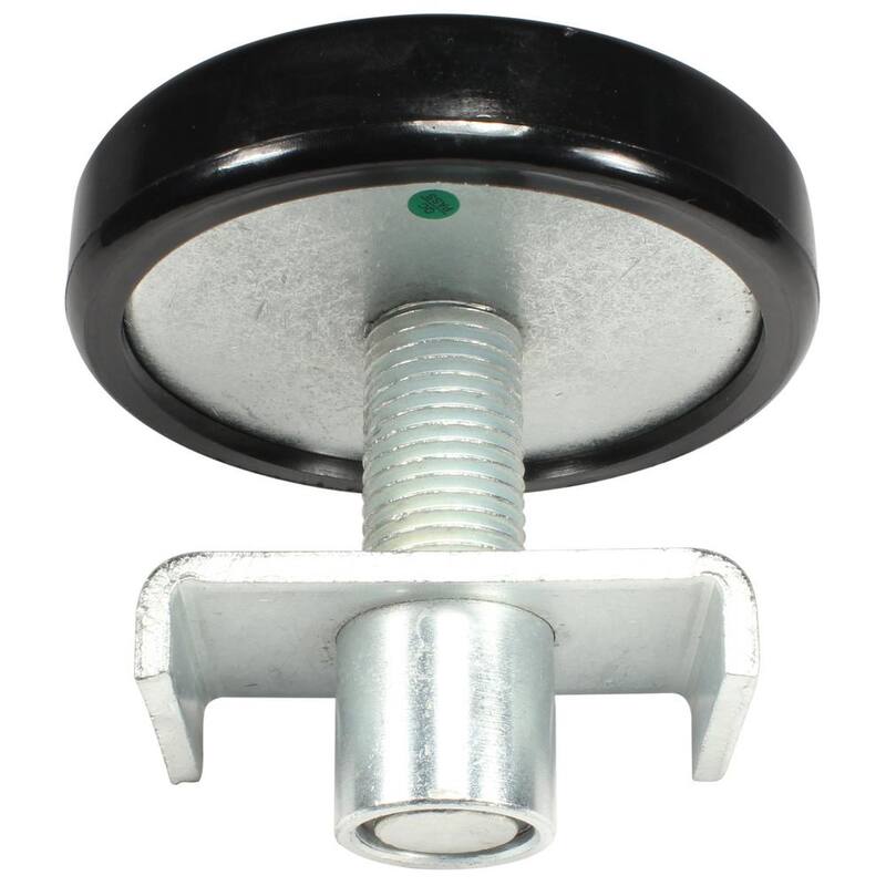 BENDPAK Telescoping Screw Pad for 2 Post Car Lift with up to 10000 lb. Capacity, 35mm Pin, Incl. Polyurethane Tuf-Pad, Set of 4 - 5215755