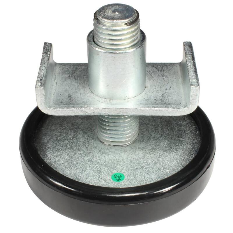 BENDPAK Telescoping Screw Pad for 2 Post Car Lift with up to 10000 lb. Capacity, 35mm Pin, Incl. Polyurethane Tuf-Pad, Set of 4 - 5215755