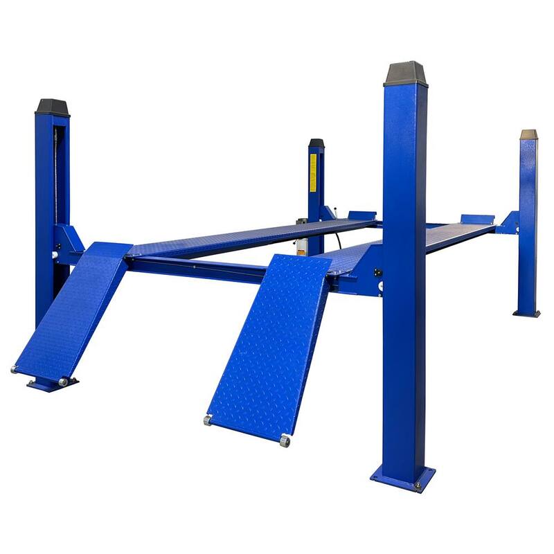 TUXEDO 4-Post Car Lift Cable Driven 12,000 lbs. Capacity in Blue Heavy Duty - FP12K-K