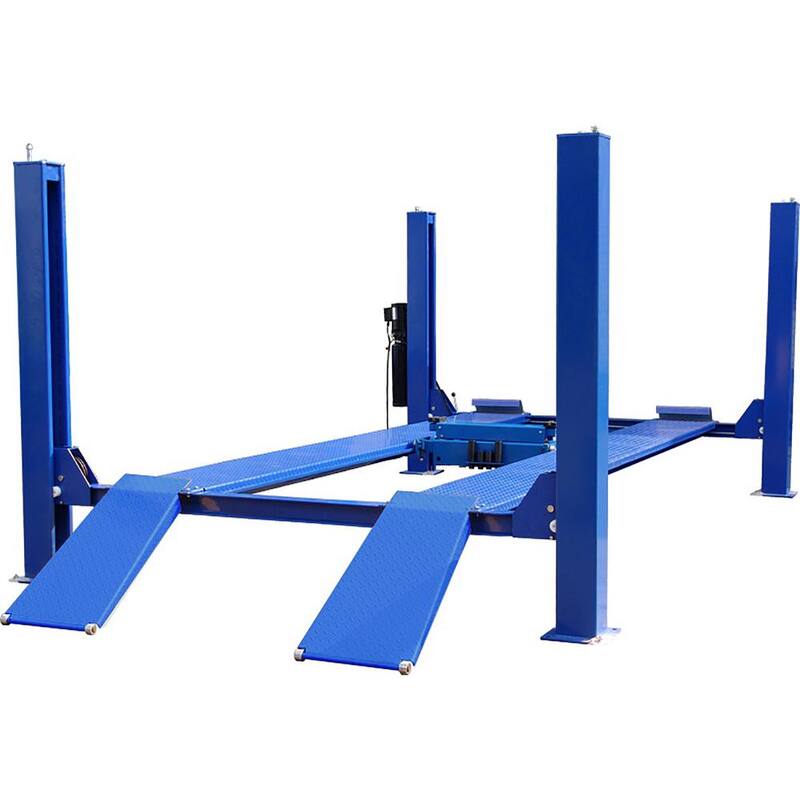 TUXEDO 4-Post Car Lift Cable Driven 12,000 lbs. Capacity in Blue Heavy Duty - FP12K-K