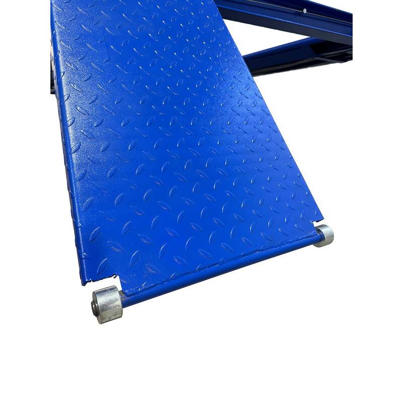 TUXEDO 4-Post Car Lift Cable Driven 12,000 lbs. Capacity in Blue Heavy Duty - FP12K-K