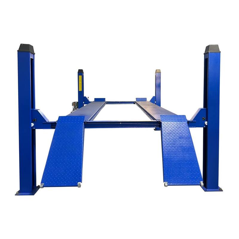TUXEDO 4-Post Car Lift Cable Driven 12,000 lbs. Capacity in Blue Heavy Duty - FP12K-K