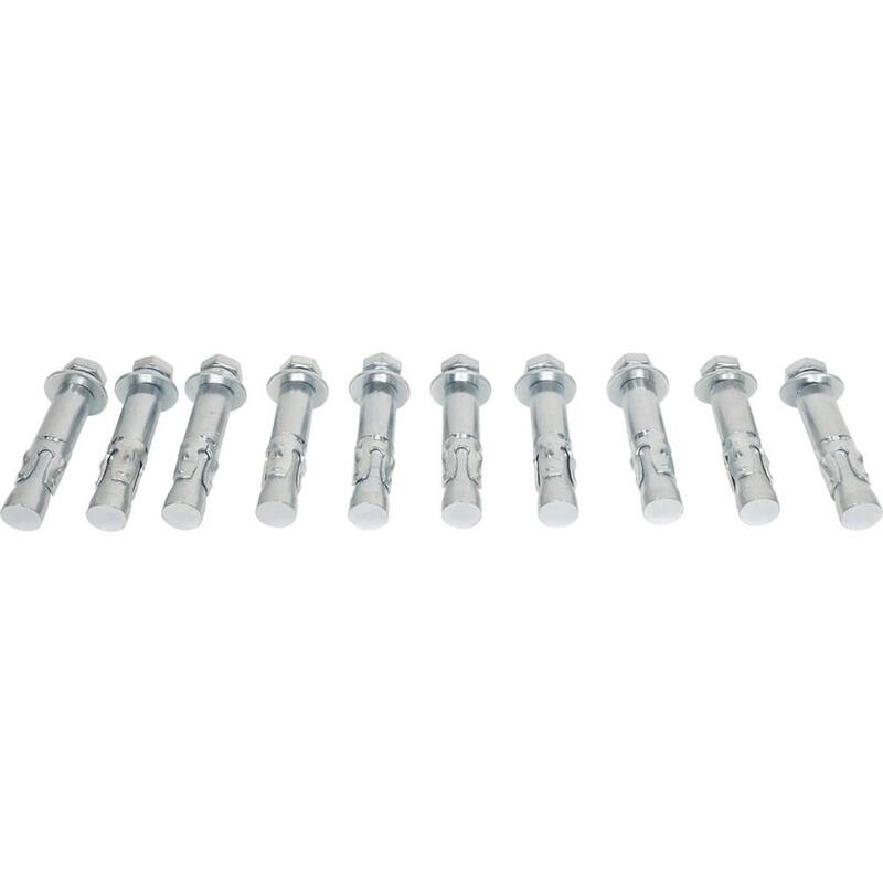 MAX JAX Standard Anchor Bolt Kit with Fasteners for 2 Post Car Lifts with up to 10000 lb. Capacity - 5215911