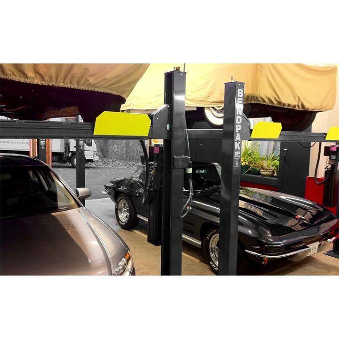 BENDPAK HD-7P 4 Post Car Lift 7000 lbs. Capacity - Narrow-Width with 82 in. Max Rise with 220V Power Unit Included - 5175510