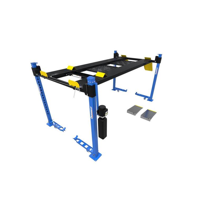 Dannmar D4-9 Four-Post Car Lift 9,000 lbs. Capacity with 220V Power Unit Included - 5175319
