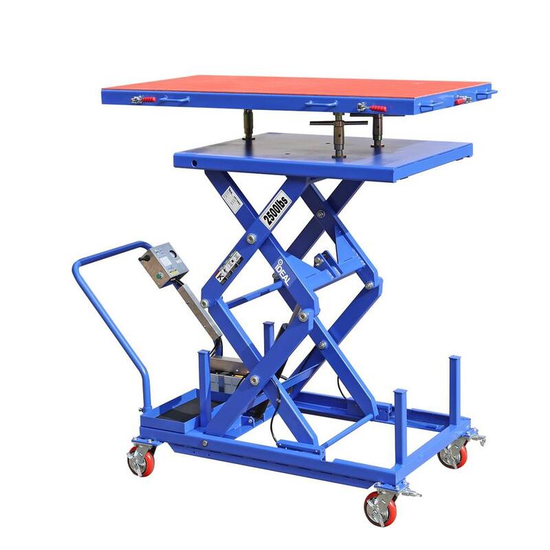 TUXEDO iDEAL EV 2500AH-X LIFT TABLE - EV BATTERY PLATFORM/AIR HYDRAULIC OP, Table car lift 2500 lb. Capacity - LT-EV2500AH-X