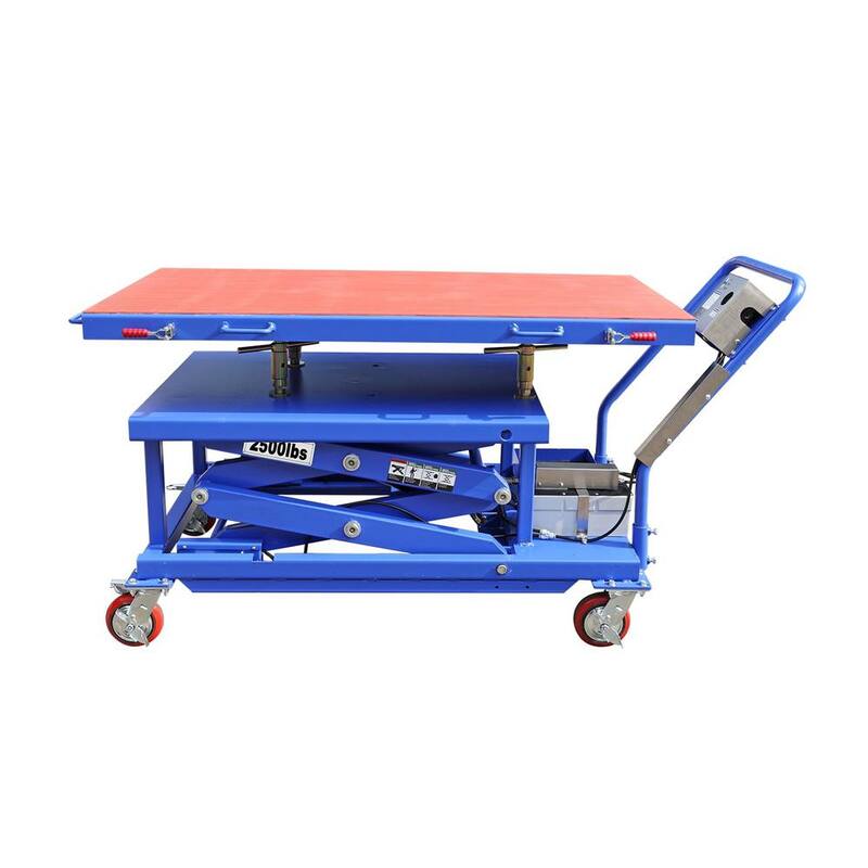 TUXEDO iDEAL EV 2500AH-X LIFT TABLE - EV BATTERY PLATFORM/AIR HYDRAULIC OP, Table car lift 2500 lb. Capacity - LT-EV2500AH-X
