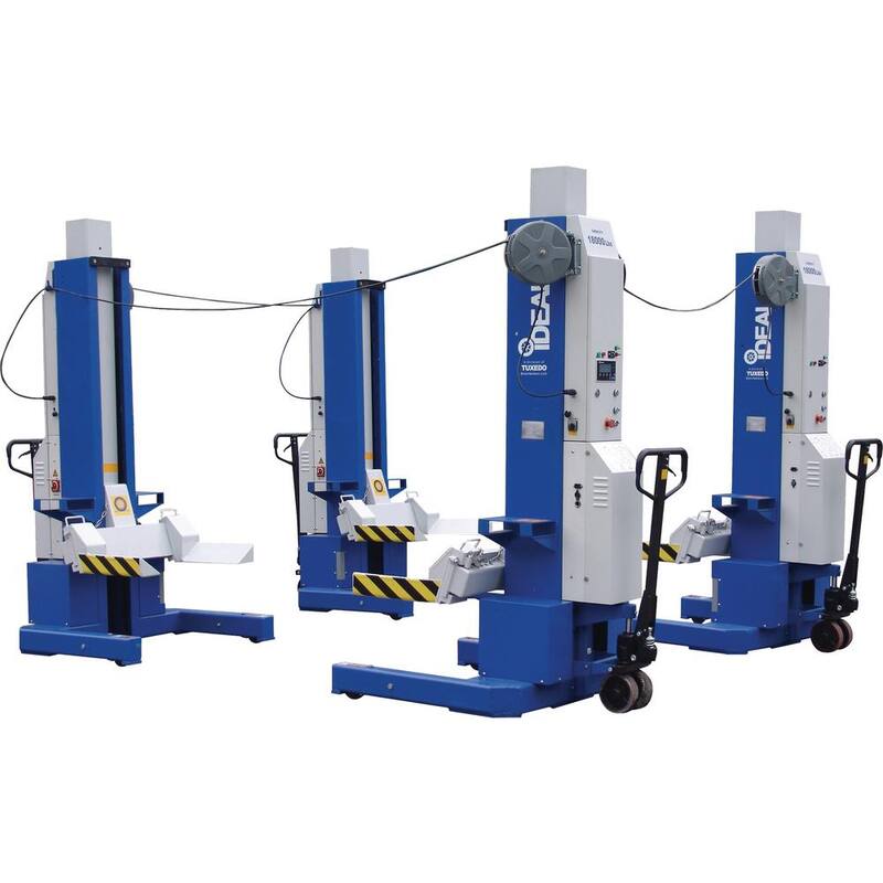 TUXEDO iDEAL Mobile Column Car Lift, 2 Column Set, 36,000 lbs. ALI Certified - MSC-18K-X-236