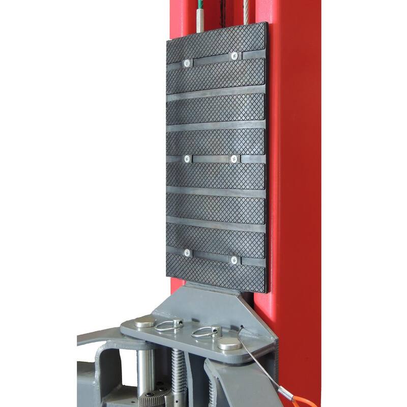 Unbranded 2-Post Car Lift Clear Floor 9,000 lbs. Asymmetric in Red - TLT240SC-R