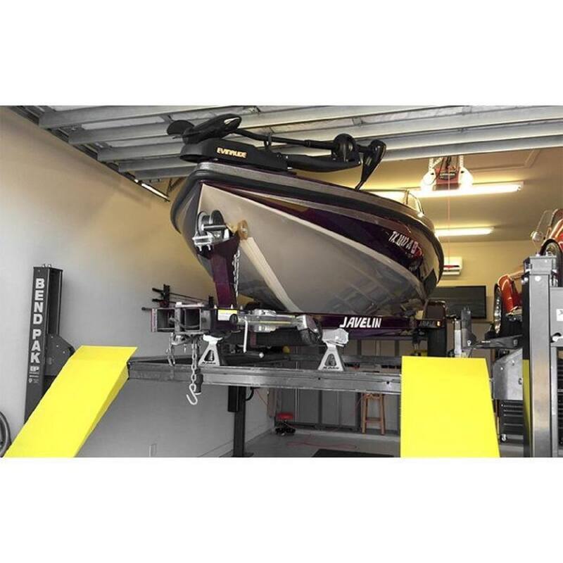 BENDPAK HD-9 Parking 4 Post Car Lift Type 9000 lb. Capacity - Freestanding Design with Adjustable Runways, 110V Power Unit - 5175657