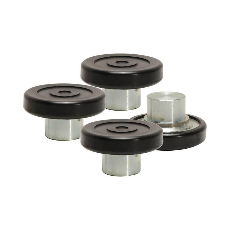 BENDPAK 2 Post Pad, Incl. Polyurethane Tuf-Pad, for 2 Post Car Lifts up to 10000 lb Capacity, 60mm Pin, Non-Screw Type, Set of 4 - 5215760