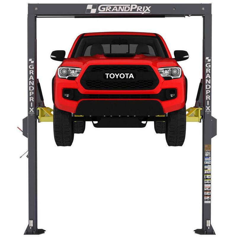 GRANDPRIX GP-7 2 Post Car Lift with 7000 lb. Capacity and 78 in. Lifting Height - 5175992