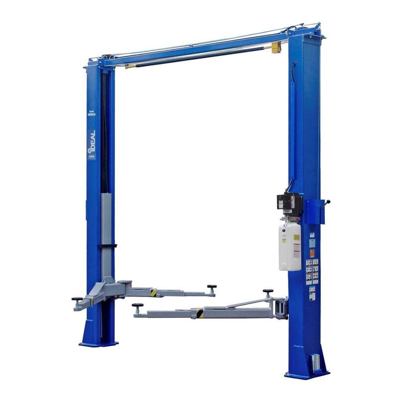 IDEAL 2-Post Car Lift Assymetric/Symmetric Direct Drive 10,000 lbs. Capacity ALI Certified with PU - TP10KAC-DX