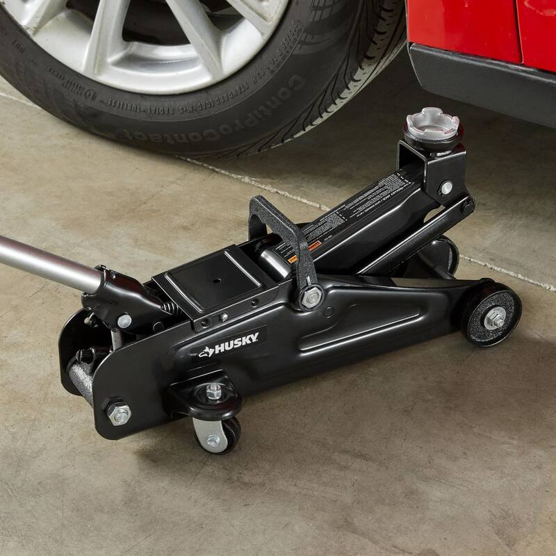 Husky 2-Ton Hydraulic Trolley Car Jack - HPL4136-VT