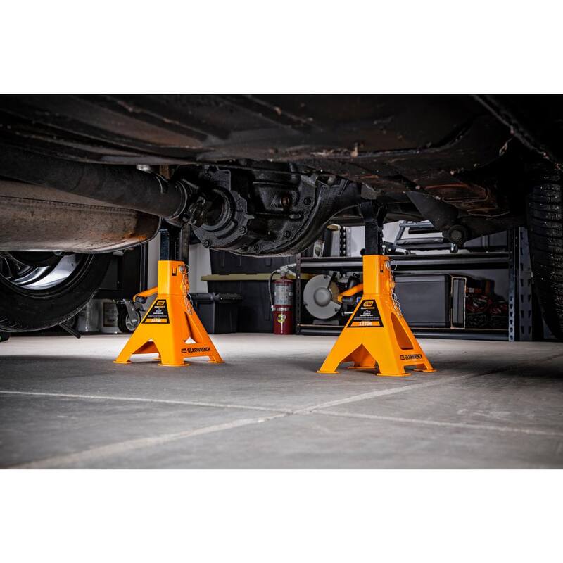 GEARWRENCH 2-Ton Ratcheting Jack Stands (2-Piece) - GWJS2T
