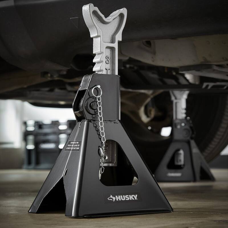 Husky 3-Ton Car Jack Stands - HPL4124-ZD