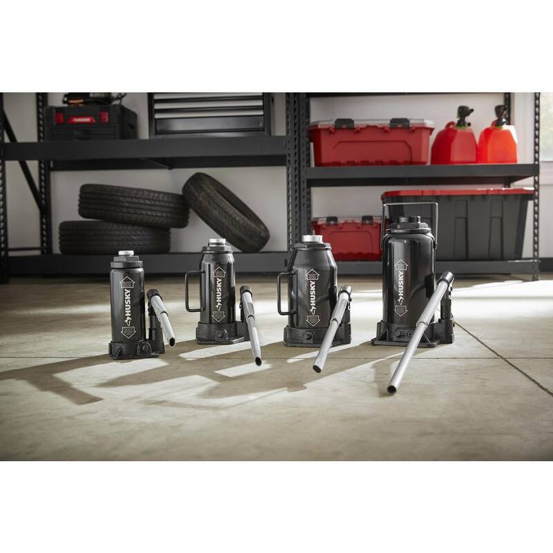 Husky 20-Ton Hydraulic Bottle Car Jack - HPL20B