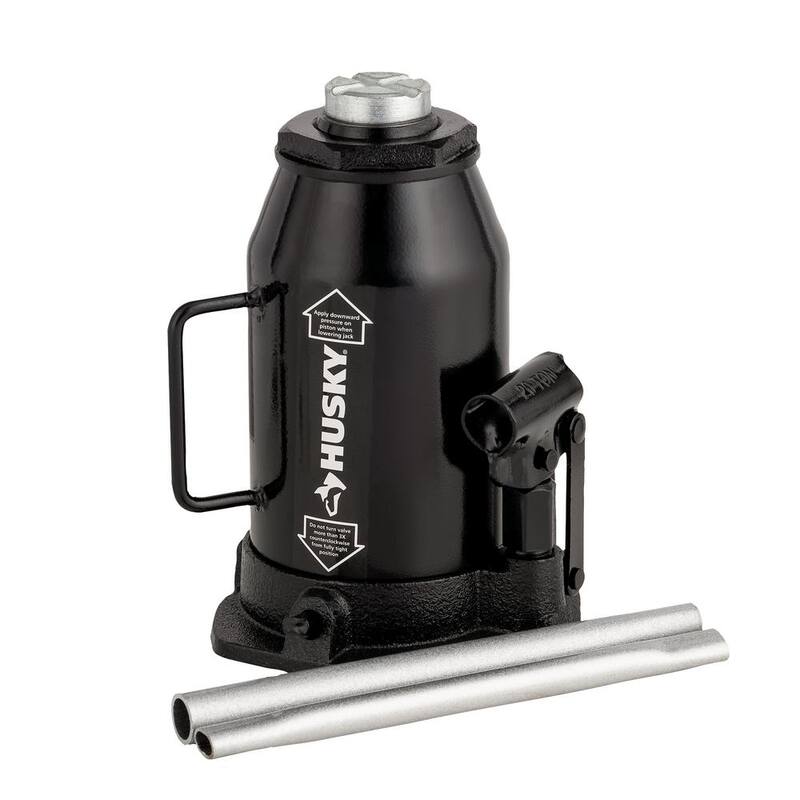 Husky 20-Ton Hydraulic Bottle Car Jack - HPL20B
