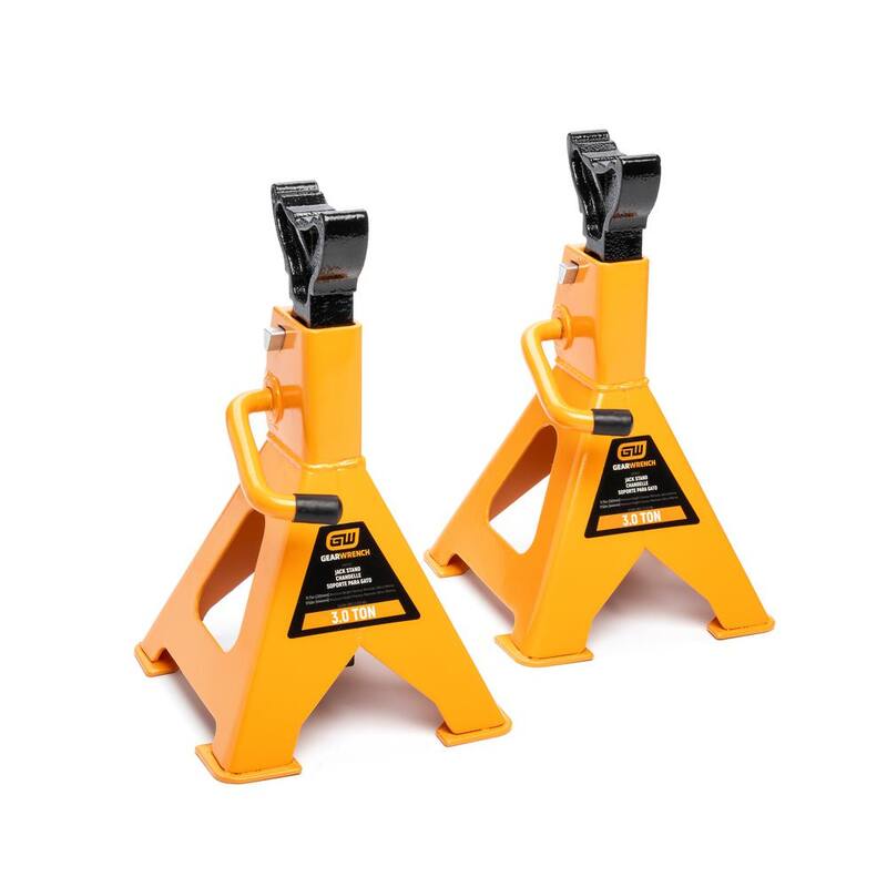 GEARWRENCH 3-Ton Ratcheting Jack Stands (2-Piece) - GWJS3T