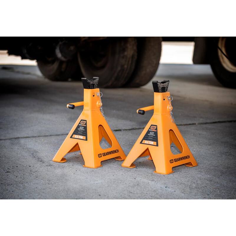 GEARWRENCH 6-Ton Ratcheting Jack Stands (2-Piece) - GWJS6T
