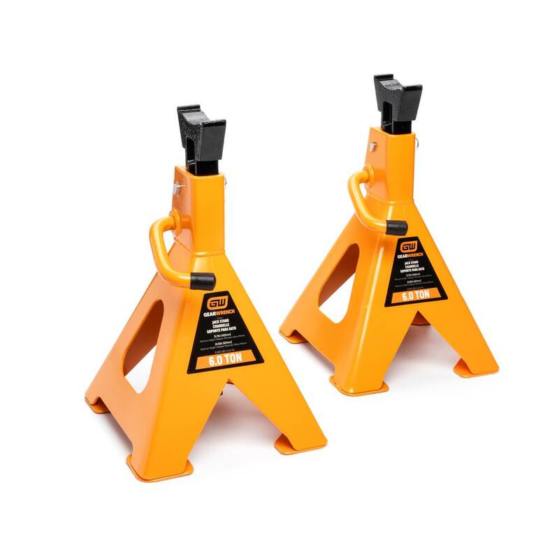 GEARWRENCH 6-Ton Ratcheting Jack Stands (2-Piece) - GWJS6T