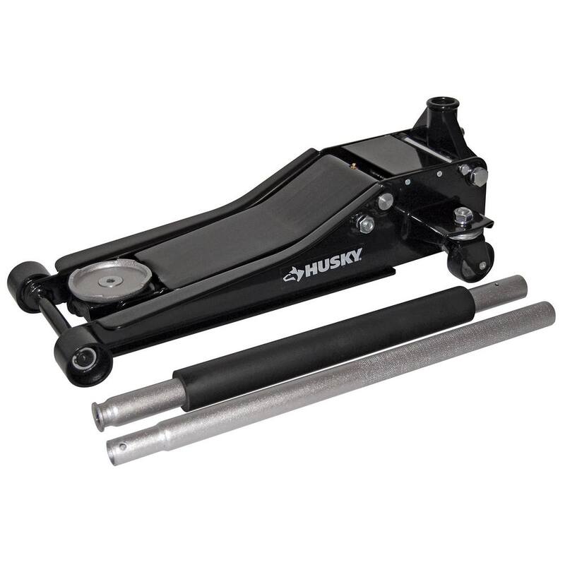 Husky 3-Ton Low Profile Car Jack with Quick Lift - HD00120-DIP