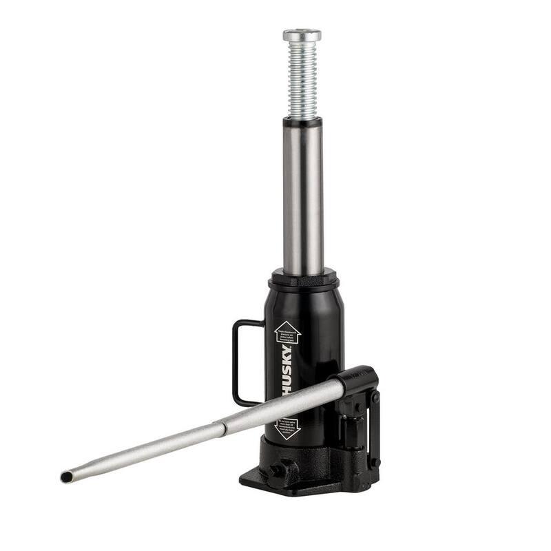 Husky 12-Ton Hydraulic Bottle Car Jack - HPL12B