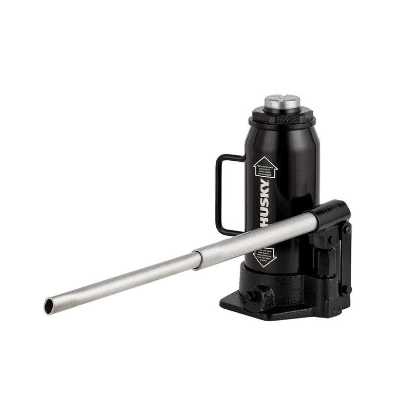 Husky 12-Ton Hydraulic Bottle Car Jack - HPL12B