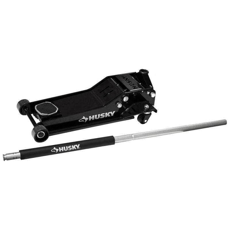 Husky 3-1/2-Ton Low Profile Car Jack with Quick Lift - HD4795-DIP