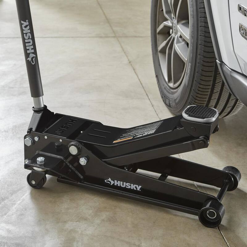 Husky 3-1/2-Ton Low Profile Car Jack with Quick Lift - HD4795-DIP