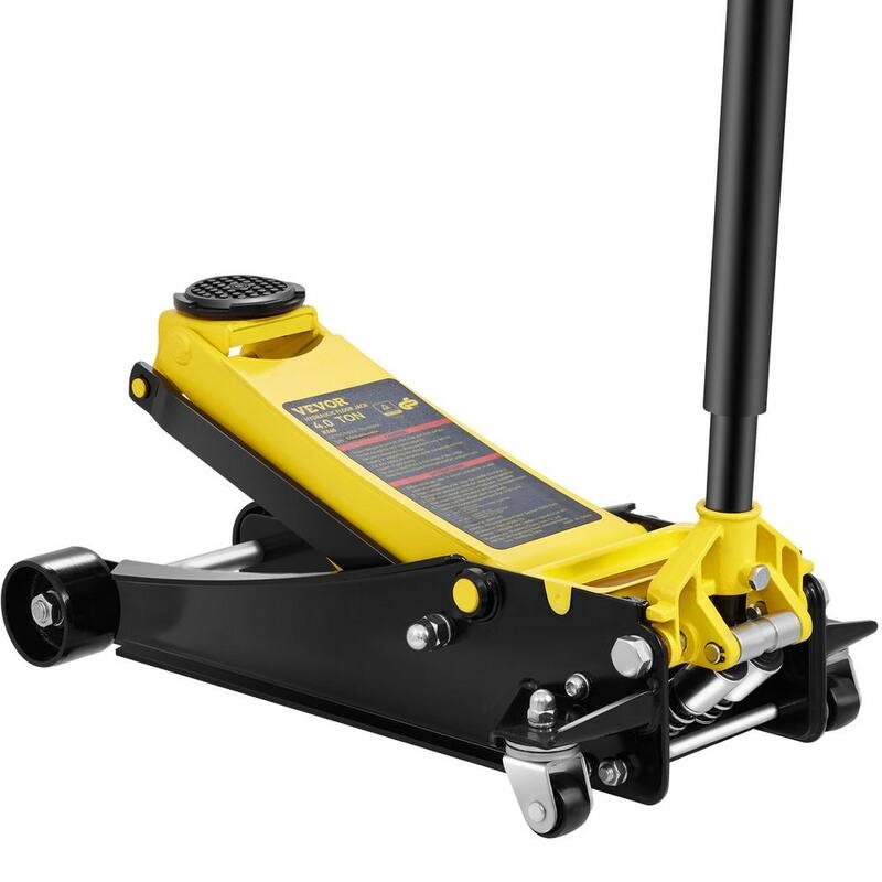 VEVOR Floor Jack 4 Ton Low Profile Floor Jack, Heavy-duty Steel Racing Floor Jack Lifting Range 3.35in.-19.69in. - SGWSQJDTZSG4TQQ3LV0