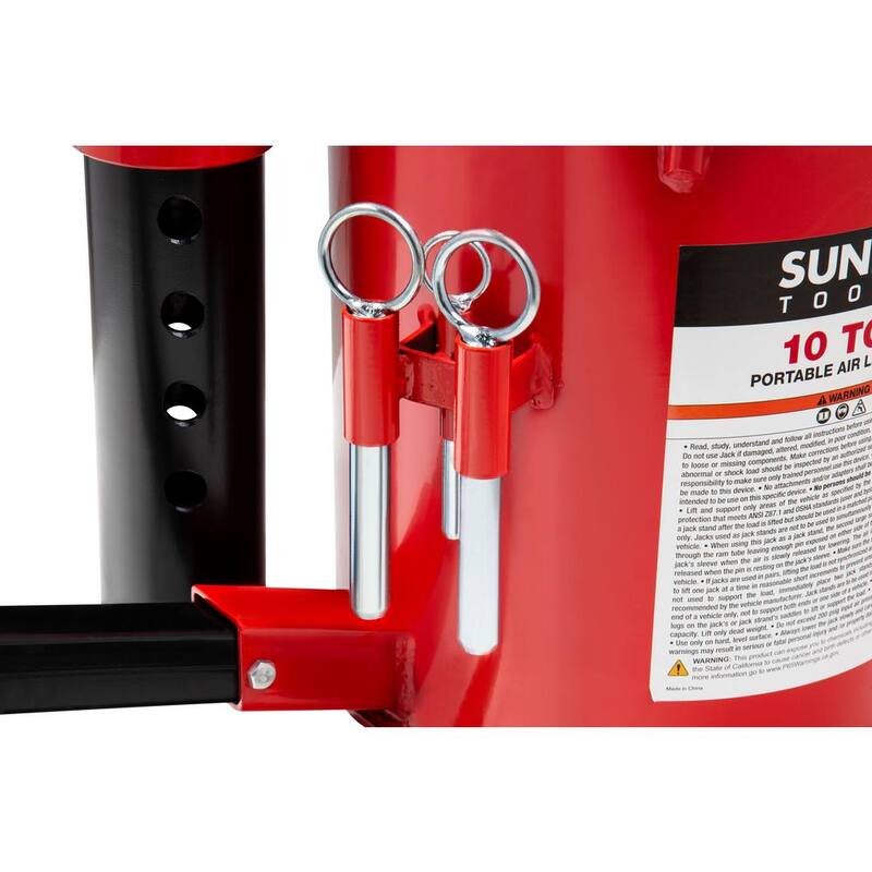 SUNEX TOOLS 10-Ton Portable Air Lift Jack - 6710