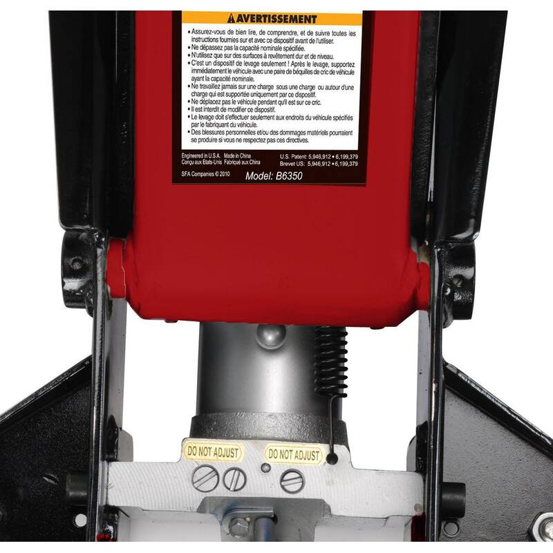 Banner 3.5-Ton Fast Lift Heavy-Duty Garage Floor Jack with Swivel Saddle - B6350