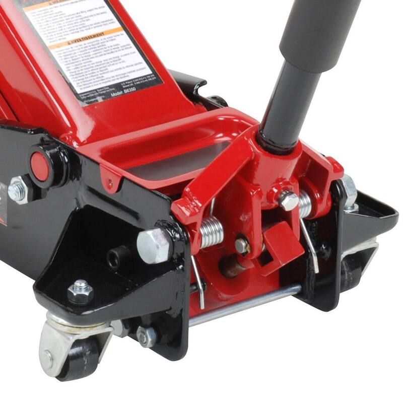 Banner 3.5-Ton Fast Lift Heavy-Duty Garage Floor Jack with Swivel Saddle - B6350