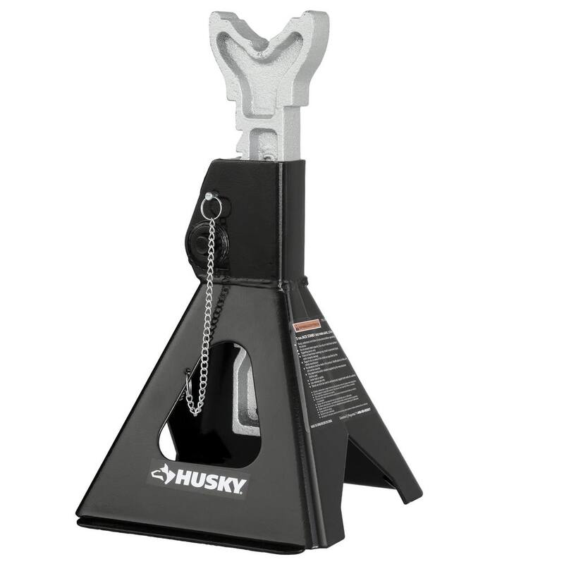 Husky 3-Ton Low Profile Car Jack with Quick Lift and Jack Stands - HD00120-BD
