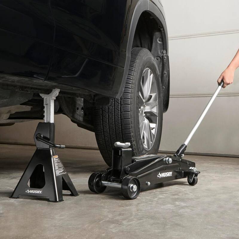 Husky 3-Ton Light Duty Truck Car Jack and Jack Stands - HD00127