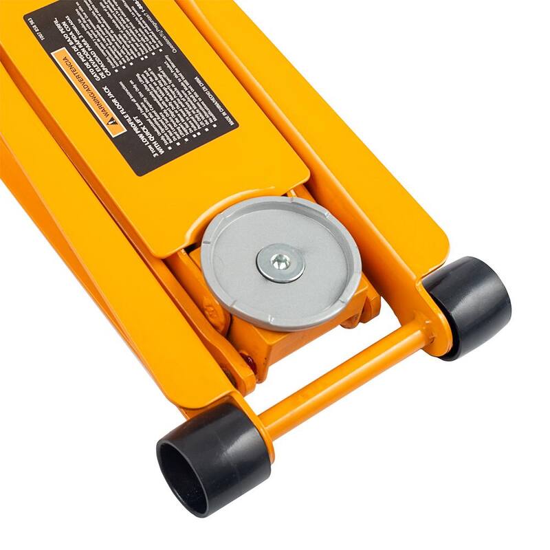 Husky 3-Ton Orange Low Profile Car Jack with Quick Lift - HD00120-OR-TH