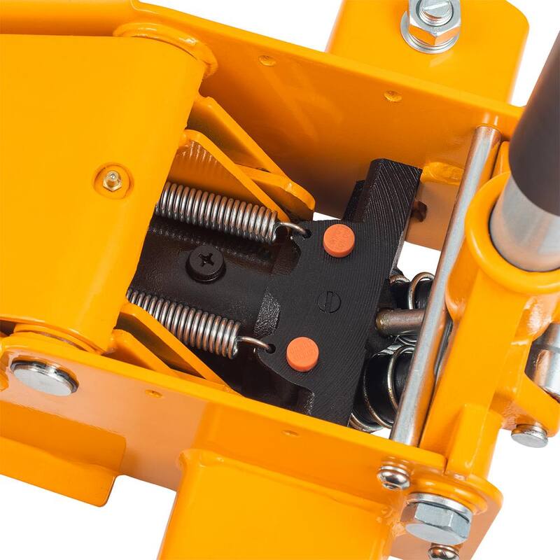 Husky 3-Ton Orange Low Profile Car Jack with Quick Lift - HD00120-OR-TH