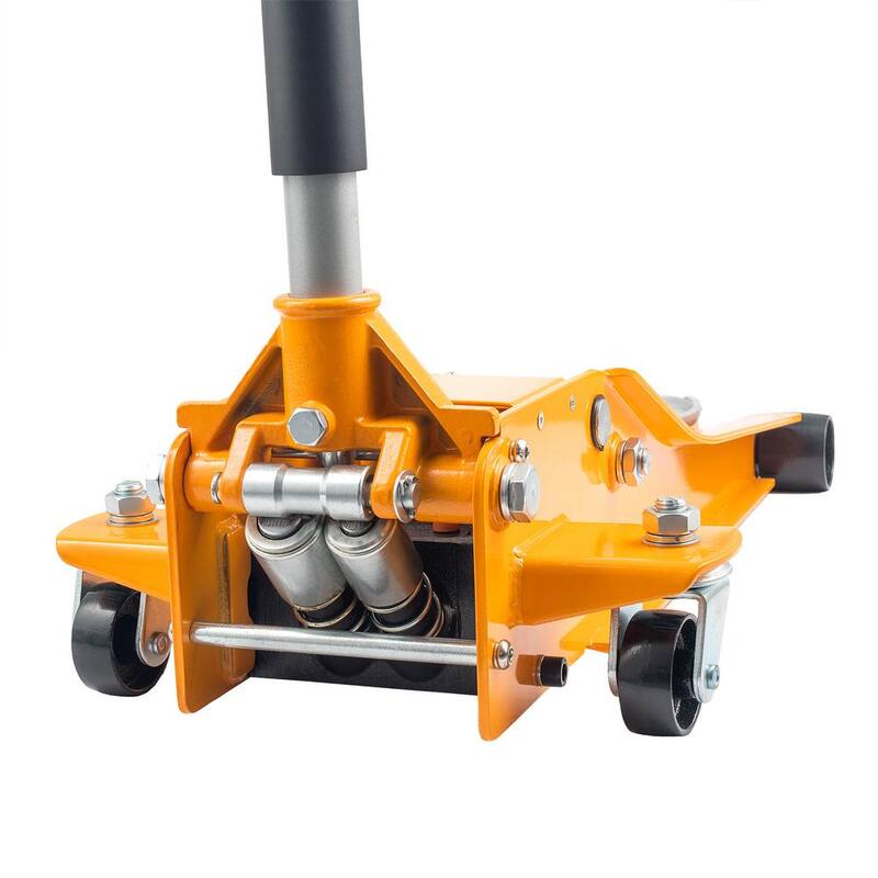 Husky 3-Ton Orange Low Profile Car Jack with Quick Lift - HD00120-OR-TH