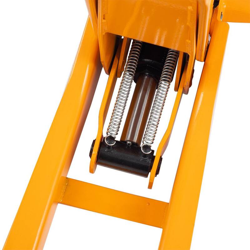 Husky 3-Ton Orange Low Profile Car Jack with Quick Lift - HD00120-OR-TH
