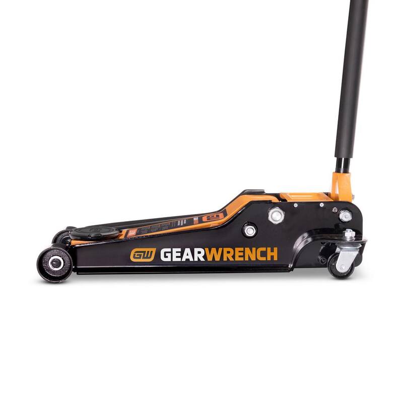 GEARWRENCH 3-1/2-Ton Low Profile Floor Jack with Dual Piston Quick Lift - GWLPFJ3T