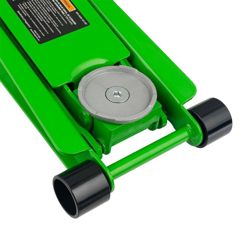 Maasdam 3-Ton Low Profile Car Jack with Quick Lift in Green - MPL4699-GR-DIP