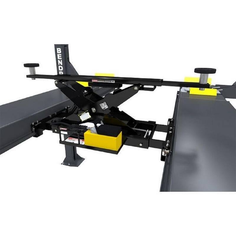 BENDPAK 4500 lbs. Capacity RJ45LP Low-Profile Rolling Bridge Jack - Easy-Roll Wheels - 5175579